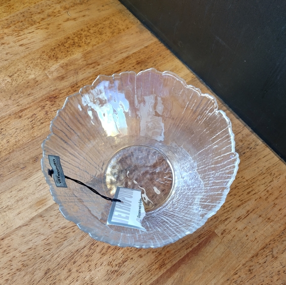 Vetropuro Glassware Translucent Bowl Made In Turkey Beautiful iridescent glass - Picture 2 of 8